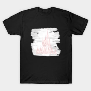 Millennial Pink Magic Castle Paint T-Shirt